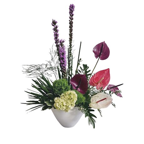 Exotic Bowl of Flowers